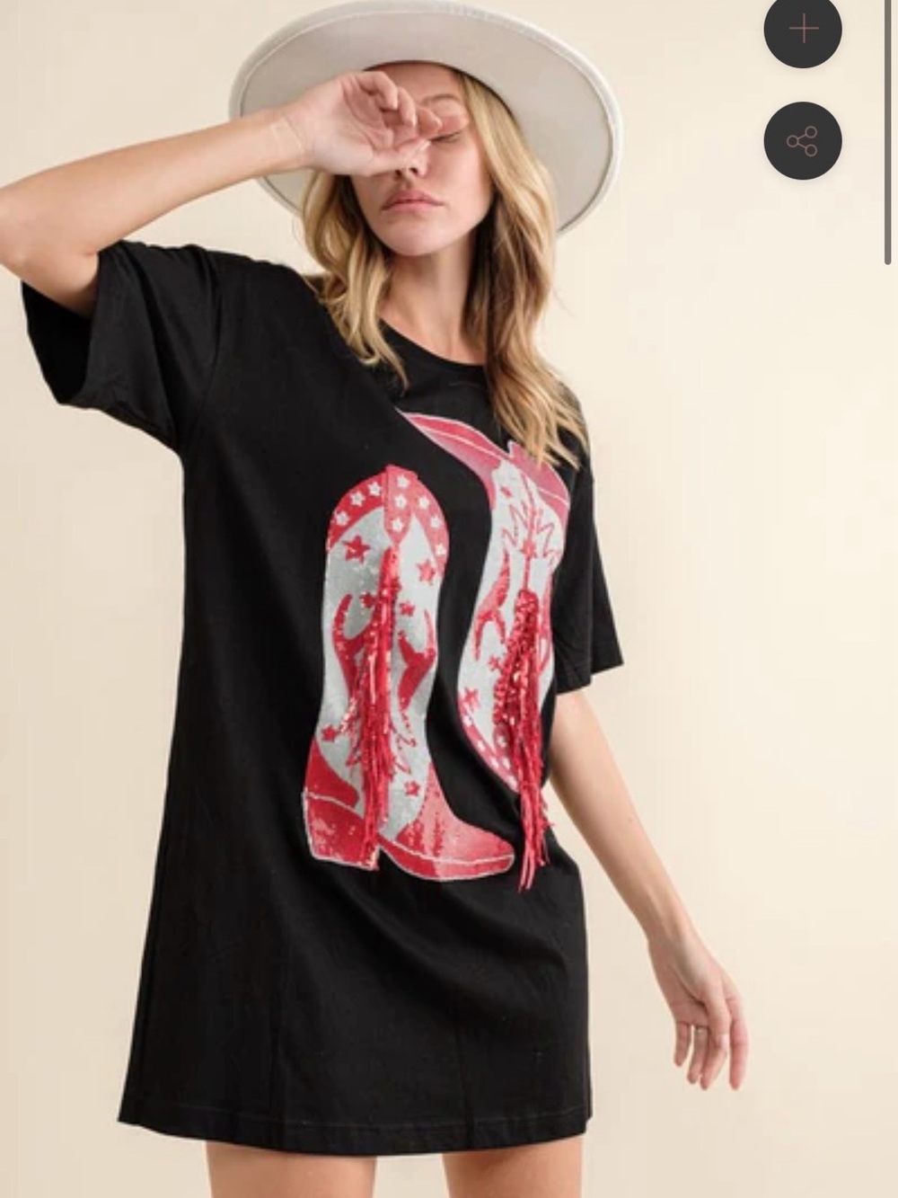 NWT Veveret Black T shirt Dress